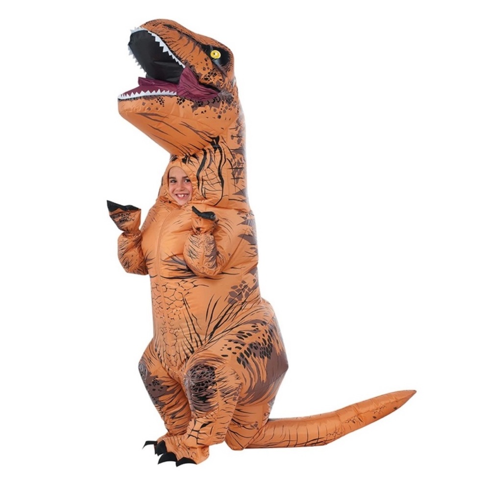 NWOT Inflatable child dinosaur costume with sound